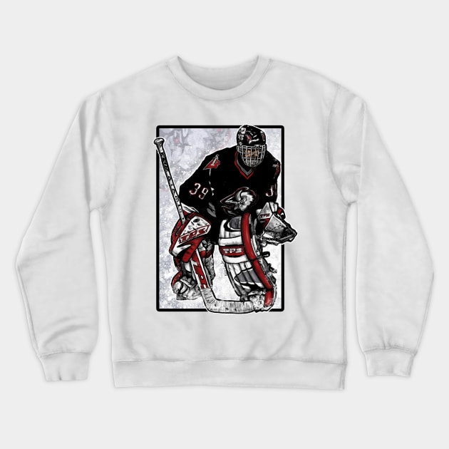 Tending goal Crewneck Sweatshirt by Nate Gandt